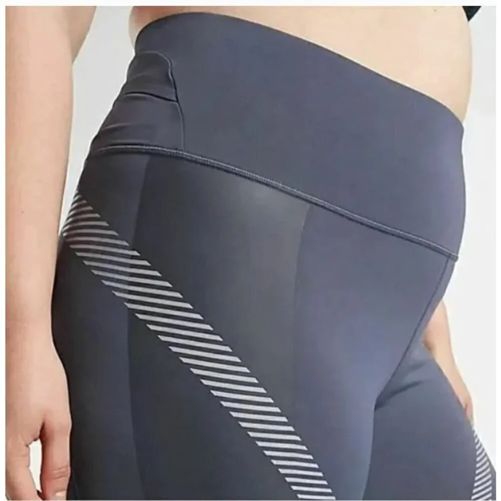 Athleta Allyson Felix Legend Leggings 7/8 Tights Womens size 1X Blue NWT